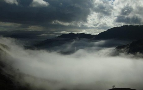 Cloud inversion seen from the Pike o'Stickle