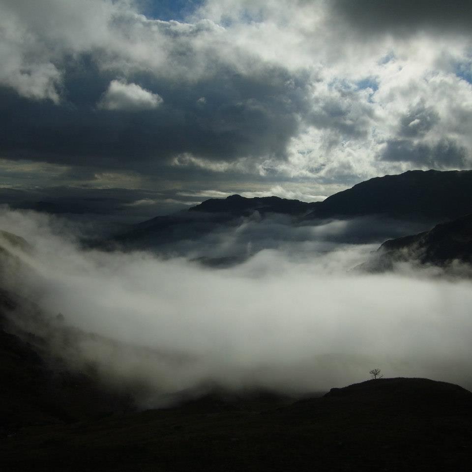 Cloud inversion seen from the Pike o'Stickle