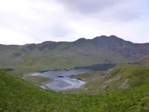 Looking toward the Miner's Track from the Pyg Track on Snowdon