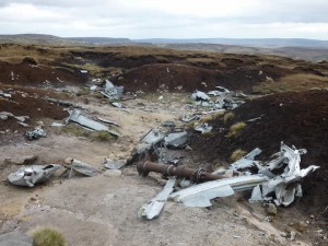 Plane wreck on Bleaklow