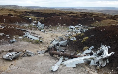 Plane wreck on Bleaklow