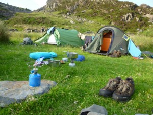 Guided wild camping holidays