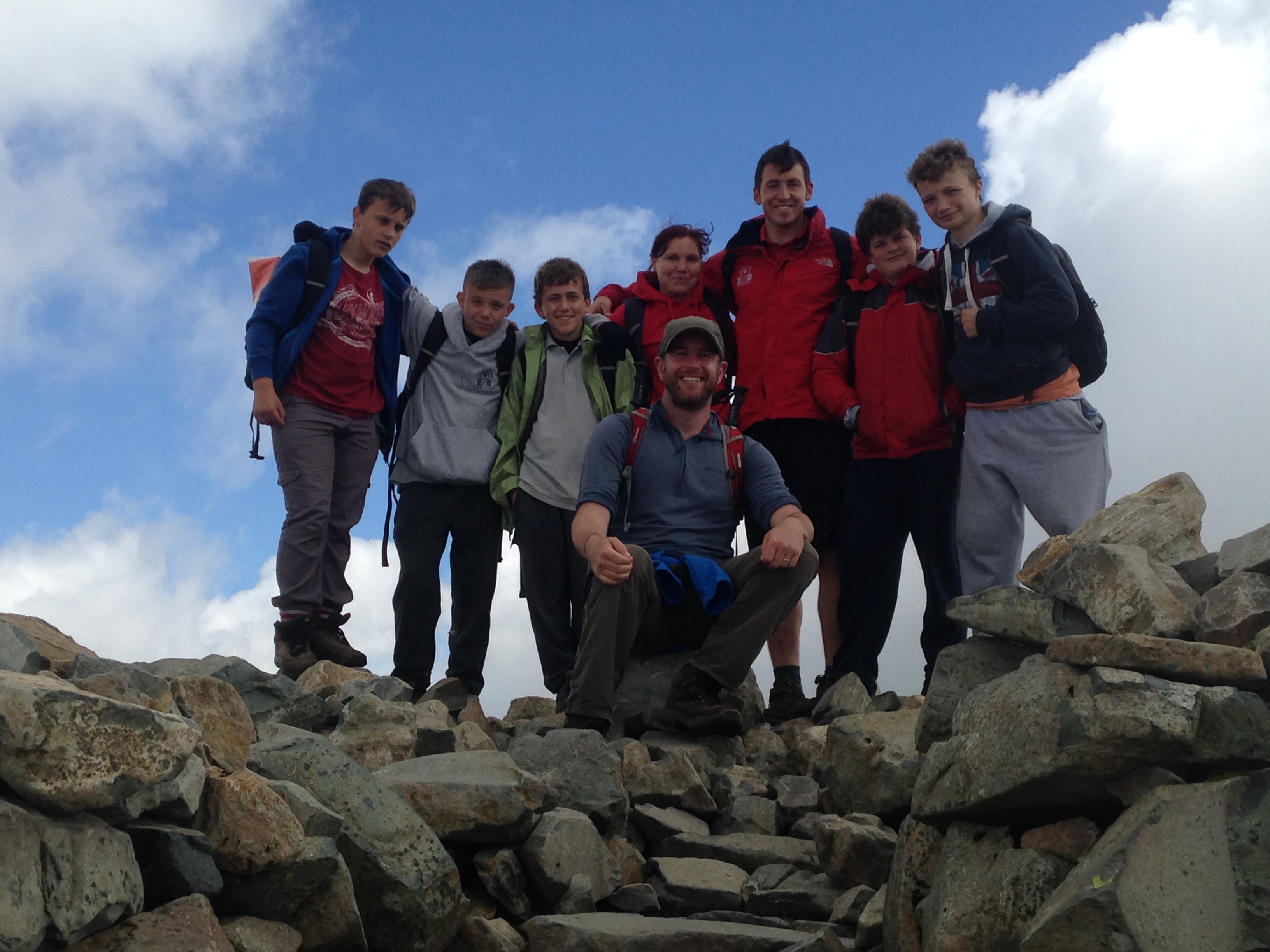 On top of Scafell Pike